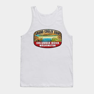 Grand Coulee Dam Columbia River Washington Tank Top